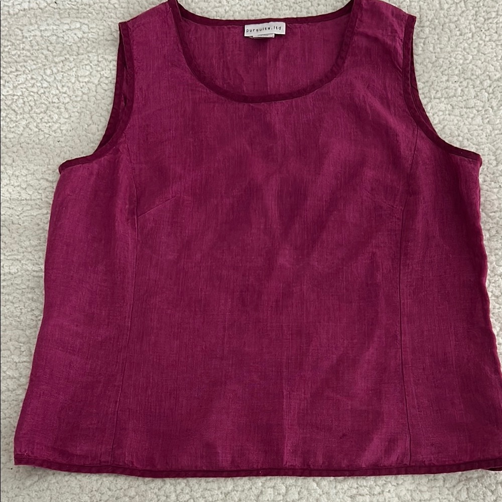 Women's Linen Blouse Size 14